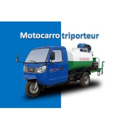 Three-wheeled remote sprinkler