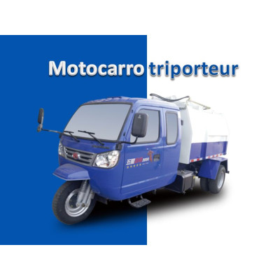 Three-wheeled self-loading garbage truck